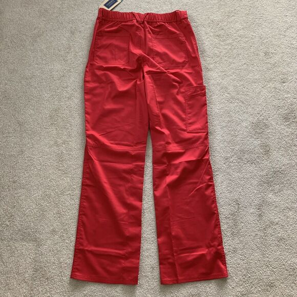 Cherokee Workwear Revolution Men's Fly Front Sz S Scrub Pants - WW140 Modern Red - Picture 11 of 12